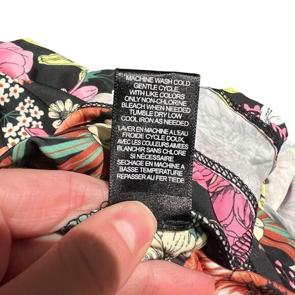 NWT! AFRM Lizette in noir garden floral short sleeve maxi dress - Picture 8 of 12